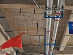 龙子湖管廊支架的安装方法